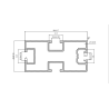 Montageschiene 40x80