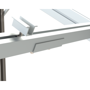 Freiflächen-Unterkonstruktion 1-Füß-System - VISOLAR GSMP 1P 2V 1034-1096 /1712-2111